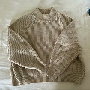 H&M chunky mockneck sweater